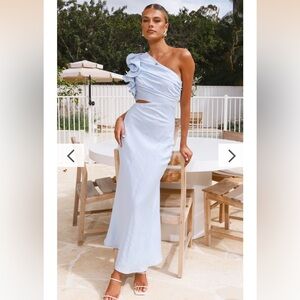 Billy J Amina Maxi Dress - Blue